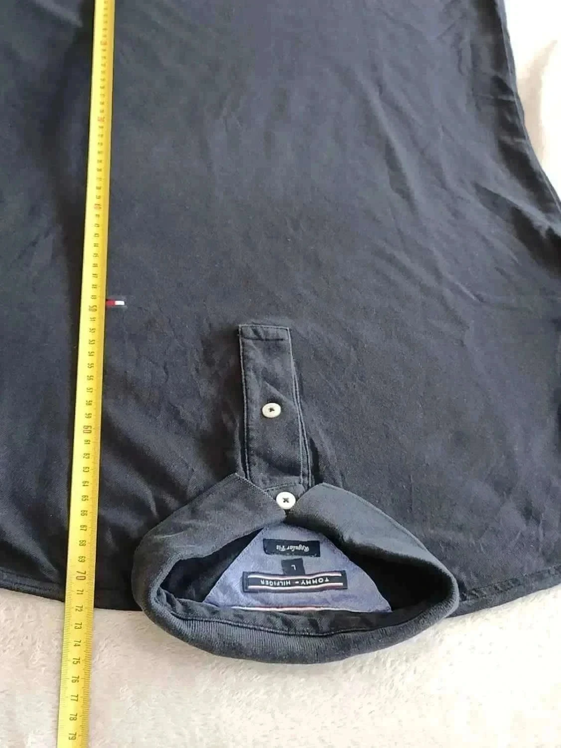 Polo Tommy Hilfiger preto Tamanho L – photo 12